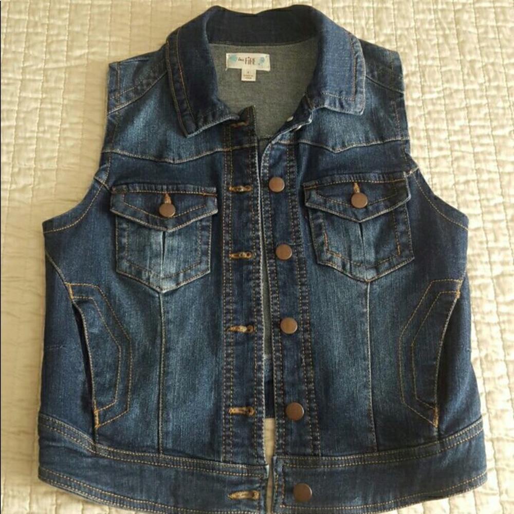 Denim Vest Jacket